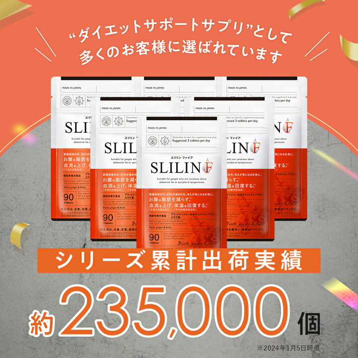 楽天市場】スリリン ファイア (3袋) 脂肪燃焼 ダイエットサプリ 