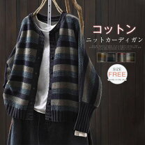 楽天市場】カーディガン 厚手（柄ストライプ）（トップス｜レディース 