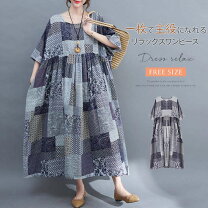 楽天市場】パッチワーク風 ワンピースの通販 