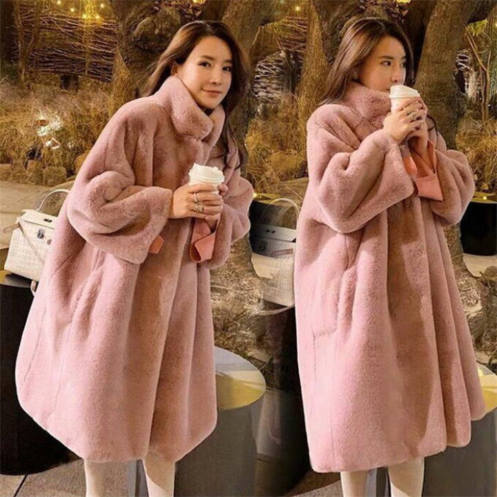 楽天市場】ファーコート ミンクコート レディース 冬 40代 新品 エコ  