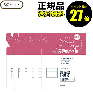 【ポイント最大27倍】ちふれ うるおい ジェル N 詰替用 6個セット 高保湿 オールインワン 化粧水 美容液 乳液 クリーム 化粧下地 正規品 ギフト対応可