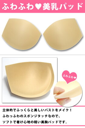 ふっくら美乳パッドプチプラ盛れる美胸パッド水陸両用パッドボリュームアップ水着パッドパットフィットネス水着パッド水着関連小物ロープライスビキニブラカップバストアップハーフカップパッド厚い盛り美乳pad308101M/L/LL【メール便送料無料】