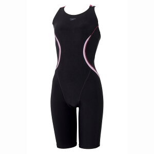 値下げ 30%OFF 送料無料 speedo スピード レディース フィットネス水着 オーバルカーヴィールースンニースキン 水着 オールインワン カップ付き Loosen ゆったり 競泳水着 練習用 スイムスーツ