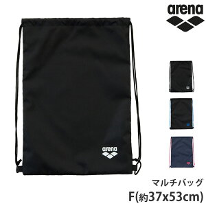 アリーナ arena マルチバッグ プールバッグ スポーツバッグ スイミング バッグ 巾着 練習用具入れ スイミング 小物 ジムバッグ ランドリーバッグ 男女兼用 ブラック 黒色 ネイビー 紺 AS4FBP12U
