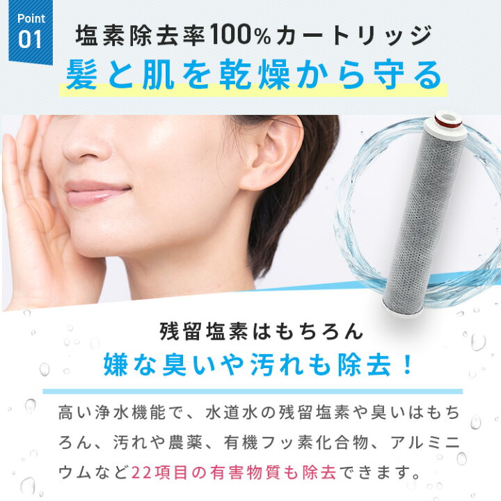 楽天市場】ポイント10倍/ 塩素除去 シャワーヘッド イーテック ウルオ 