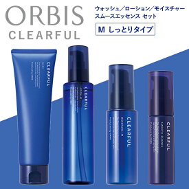 【8/13 0時～全品共通7％クーポンあり】オルビス クリアフル 4STEPセット M（しっとりタイプ） 洗顔料 泡 ニキビ予防 化粧水 毛穴ケア 薬用スキンケア 保湿液 ＜ORBIS オルビス＞ 医薬部外品【正規品】【ギフト対応可】