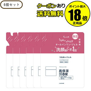 【10%OFFクーポン】ちふれ うるおい ジェル N 詰替用 6個セット 高保湿 オールインワン 化粧水 美容液 乳液 クリーム 化粧下地 正規品 ギフト対応可