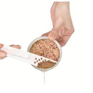 ホワイト色 HAUS ツナ缶スプーン 日本製 小久保工業所 食器洗浄機対応 即納 ポスト投函で送料無料 ツナ缶調理専用 ツナ缶用 油切りスプーン ツナ缶用スプーン ツナ缶 オープナー 穴あきス