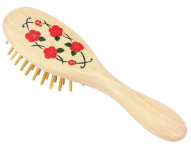 くろちく 椿堂 潤いブラシ つげピン付 即納 ポスト投函で送料無料　椿油たっぷり 潤い ブラシ ぶらし ブラシ　本柘植