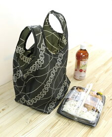 新柄　入荷広底エコバッグ 京都くろちく マチがあるからお弁当も傾かない コンパクトにたためるミニエコバッグ 即納 ポスト投函で送料無料 マチ広エコバッグ