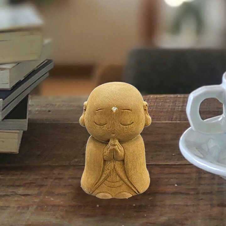 楽天市場】白檀 お守り地蔵様[お地蔵さん お守り 木製 携帯 木彫り 額  