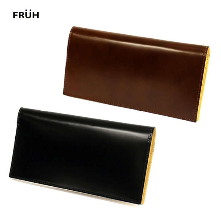 楽天市場 Fruh フリュー コードバン スマートロングウォレット Gl021 メンズにおすすめの薄い財布 日本製の革の長財布 おしゃれな薄い ウォレット 財布 本革の薄い長財布 スマートウォレット キレイスポット
