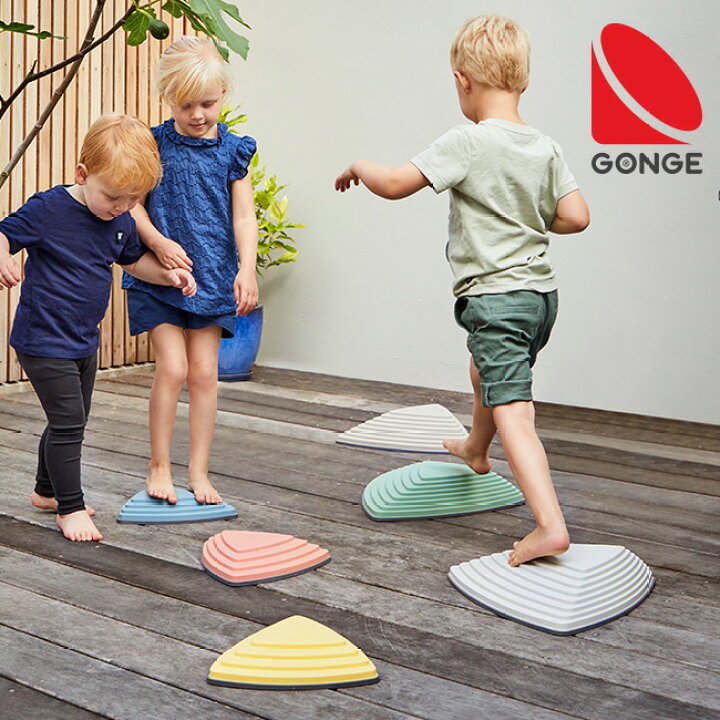 楽天市場 Gonge ゴンジ ノルディック Tygn 2才から 2才 2歳 バランス 体幹 感覚 鍛える おもちゃ 玩具 飛び石 室内 屋外 外遊び 遊具 幼児 キッズ 子供 子ども こども 男の子 女の子 室内運動 踏み石 遊び 遊ぶ 飛び石遊び キレイスポット