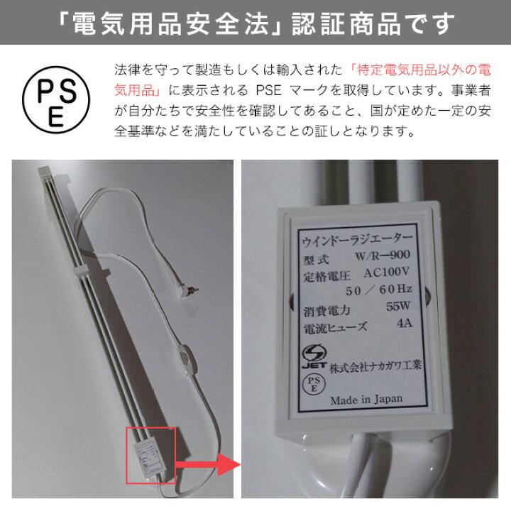 楽天市場】【収納袋付き】森永ウインドーラジエーター定尺タイプ 900mm 