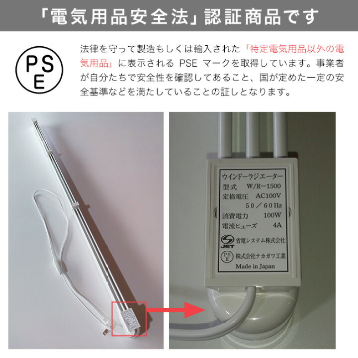 楽天市場】森永ウインドーラジエーター定尺タイプ 1500mm W/R-1500[窓  