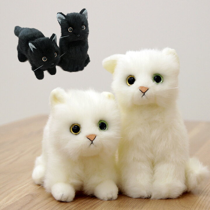 楽天市場 ギフト対応無料 日本製 リアル 猫のぬいぐるみ 子猫 cm リアル ぬいぐるみ ネコ 猫 ねこ 癒し かわいい いやし猫 即納 キレイスポット