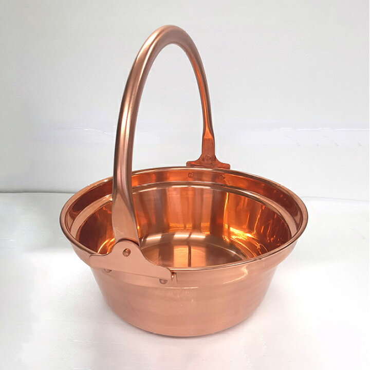 楽天市場】【特典あり】純銅製 山菜鍋 36cm[燕三条製 銅製 銅鍋 銅製品 