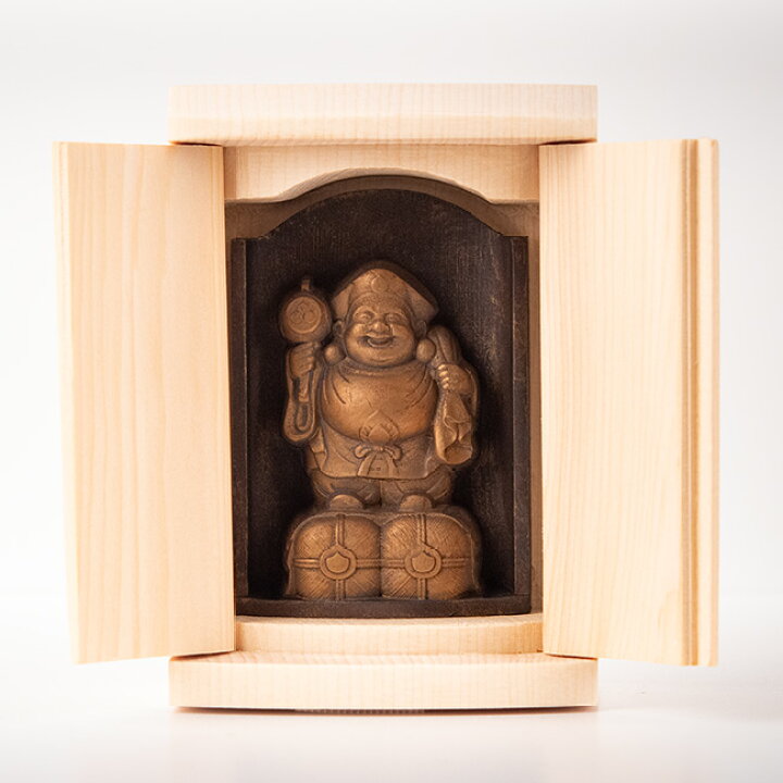 楽天市場 是空 大黒天 大黒天様 大黒天さま 大黒様 大黒さま 木彫り 仏像 木彫り像 日本製 日本 開運 五穀豊穣 商売繁盛 金運 祈願 ご利益 置き物 置物 御守り お守り 木製 木 彫刻 芸術 アート仏像彫刻 七福神 仏様 像 家 店 店舗