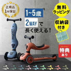 【レビュー特典あり】【ギフト対応無料】【収納袋付き】正規品 1年保証 スクートアンドライド ハイウェイキック1[三輪車 おしゃれ キックボード 3輪 子供 キッズスクーター キックバイク ペダルなし自転車 バランスバイク バランススクーター ペダルなし] 即納