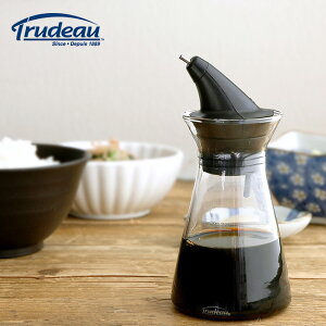 【特典あり】Trudeau トゥルードゥー ドリップレス ソイソースボトル 0010-205[容量120ml 醤油差し 醤油さし 液だれしない 醤油入れ おしゃれ ガラス 透明 クリア 海外 ブランド 人気 しょうゆさし