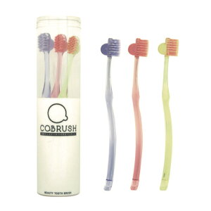 【COBRUSH コブラシ】3本セット 送料無料(ネコポス) 歯科医共同開発 美容歯ブラシ 口腔ケア オーラルケア 歯ブラシ 歯周病対策