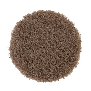 チェアパッド 北欧 チェアマット イス用 超極厚プードル調ボリュームチェアパッド NP-02 35Rcm 円形 丸型 円 おしゃれ 滑りにくい 洗える ふわふわ もこもこ ウレタン 滑り止め 座布団 フロアシ