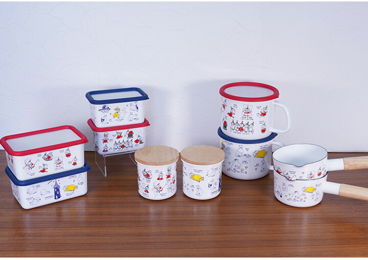 楽天市場】【 富士ホーロー 公認商品 】ムーミン 保存容器 密閉 MOOMIN 