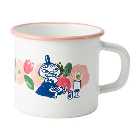 【 富士ホーロー 公認商品 】マグカップ ムーミン ホーロー コップ 北欧 北欧 MOOMIN (フラワーガーデンシリーズ) MTH-7MG (7cm) コーヒーカップ 食器 無地 ハニーウェア LittleMy おしゃれ 琺瑯 ほうろう リトルミィ ムーミン POM 北欧