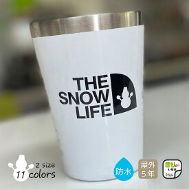 【 お買い物マラソン ポイント5倍 】 スノーマン 雪だるま ステッカー おしゃれ THE SNOW LIFE スノー カッティングステッカー 防水 シール snowman スマホ カーステッカー スキー スノーボード 切り文字 冬 推し活グッズ シンプル 車 きりもじいちば