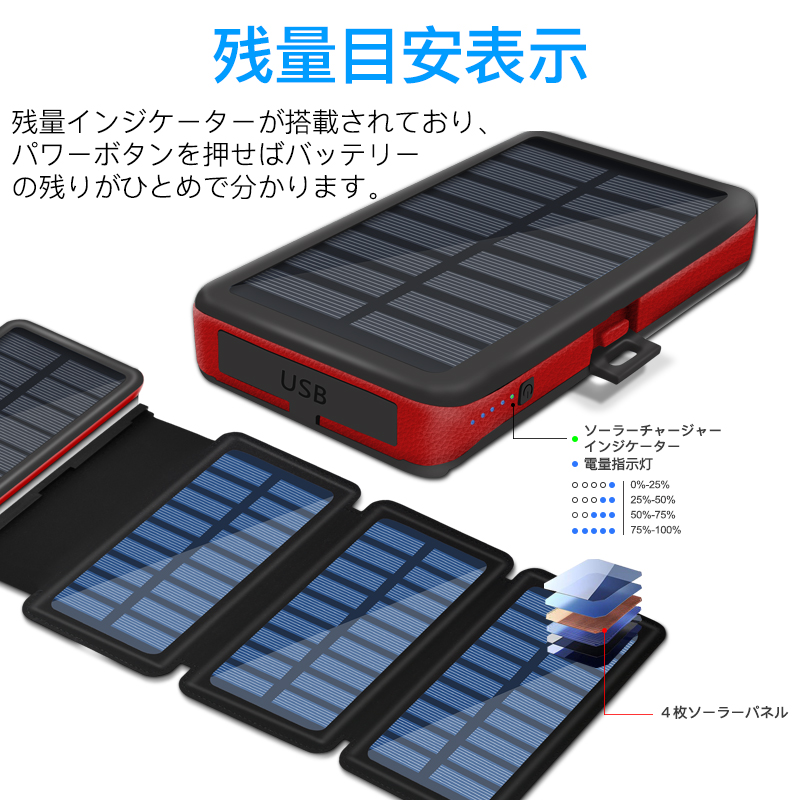 楽天市場】【防災ボックス】ソーラーチャージャー モバイルバッテリー