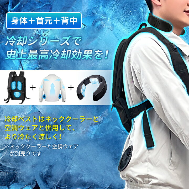楽天市場】ペルチェベスト 冷却ベスト 冷感ベスト 30000mAh PD対応 