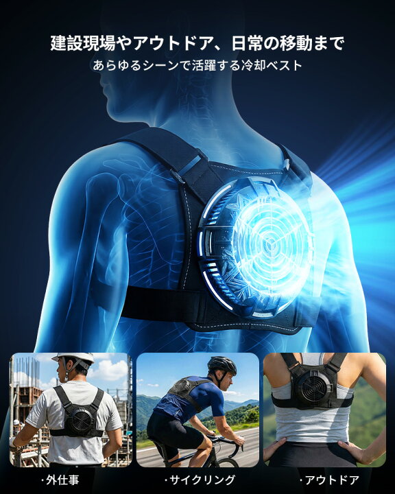 楽天市場】【2026最新モデル｜瞬間冷却-30℃】ペルチェベスト 150cm² 