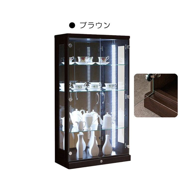 楽天市場】コレクションケース コレクションボード 幅70cm LEDライト 