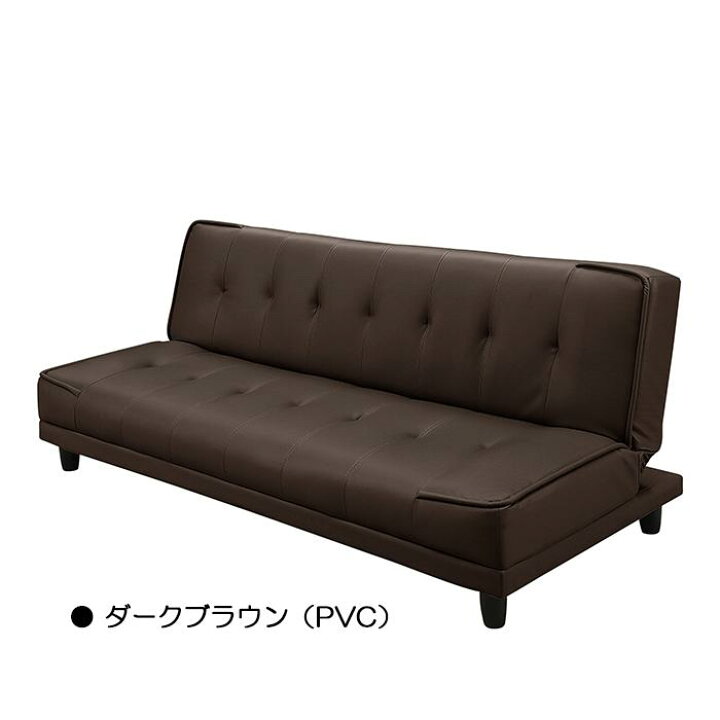 楽天市場】ソファベッド 合皮 PVC ファブリック シングルベッド 