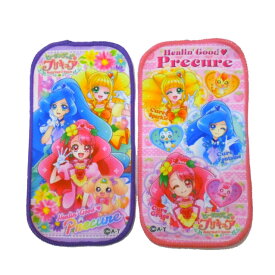 【値下げしました】ヒーリングっどプリキュア☆プチタオルハンカチ2枚組/ミニハンカチ/通園・通学時の必須アイテム/キャラクターハンカチ/プリントハンカチ