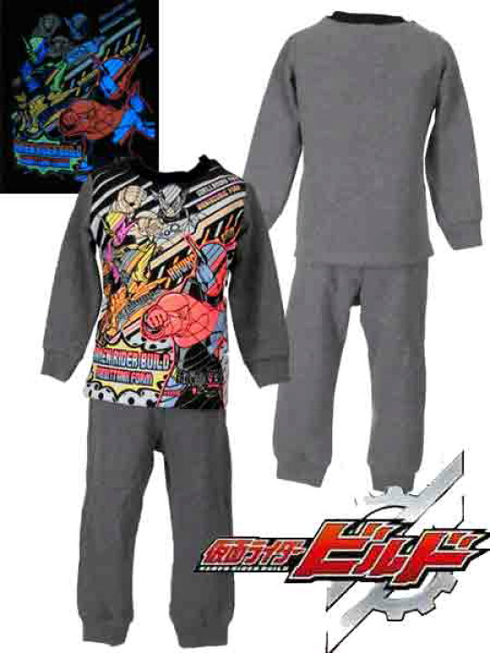 楽天市場 売り尽くし ビルド 仮面ライダービルド 光るパジャマdx 裏毛起毛パジャマ トレーナーパジャマ 仮面ライダービルド 光るパジャマ デラックス 長袖パジャマ バンダイ 期間限定レビューお願いしますm M キリンヤウェブショップ