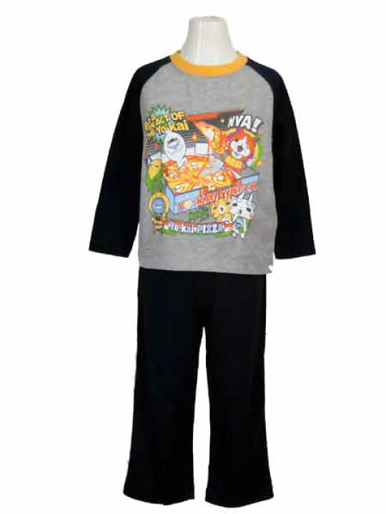 楽天市場】妖怪ウォッチ☆長袖Tタイプパジャマ/上下セット/長袖Tシャツ 