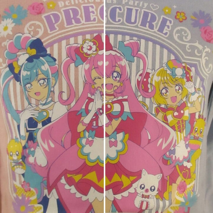 楽天市場】デリシャスパーティプリキュア☆プリント長袖Tシャツ 