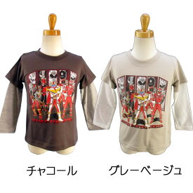 スーパー戦隊シリーズ/スーパー戦隊レッド★プリント長袖Tシャツ ゼンカイジャーキラメイジャー リュウソウジャー ルパンレンジャーVSパトレンジャー ボーイズ 男の子 子供 キッズ/100cm/110cm/120cm◇バンダイ◇