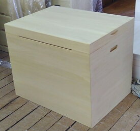 桐箱木製収納木箱シンプル　総桐人形入れ（身の内寸680x490x500mm）製造直売商品番号7836