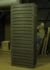 桐たんす桐タンス桐箪笥国産帯箪笥洋風収納 整理 総桐整理箪笥19杯・3段重ね・時代仕上げ 製造直売 商品番号 5571