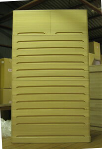 桐たんす 桐タンス桐箪笥洋風3段国産 着物 収納 整理 総桐着物箪笥13杯・3段重ね式 製造直売 商品番号 537702