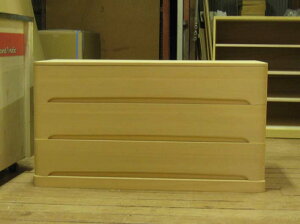 桐たんす桐タンス洋風チェスト和モダン着物収納 総桐クローゼット3段箪笥 製造直売 商品番号1890