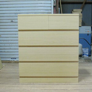 桐タンス桐たんす桐箪笥洋風モダンチェストシンプル 総桐チェスト箪笥・4段5杯・全段通し棚板 製造直売 商品番号7266