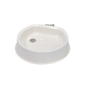 オンリーワン ガーデンパン HV3-G208GP 『水栓柱・立水栓 水受け(パン)』 ホワイト