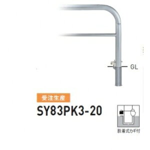 �l��z���s�� ��� SY83PK3-20 �o���J�[���^ �X�^���_�[�h �X�e�����X�^�C�v W2000×H800 ���a76.3mm �E�����J�M�t