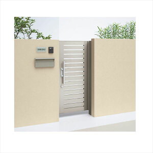 【送料無料】【法人様限定商品 個人宅・現場配送不可】四国化成 アレグリア門扉 TL4型 柱仕様 片開き 0914 アルミタイプ『ゲート 部材 ガーデン 住宅 境界 入口 塀 壁 diy おしゃれ 形材 門扉』