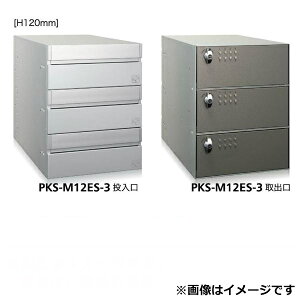 【マラソン対象】コーワソニア 集合郵便受箱 PKS-Mシリーズ PKS-M ES 高さ120mm 1列2段 PKS-M12ES-2 ※受注生産品