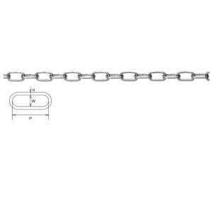 ���{�@�B���쏊 �����p�`�F�[�� �X�e�����X�`�F�[��(�n�ڂȂ�) ���a1.6mm ����16.8mm 1.6-N �����i��1m�P���ŏ��i��1�{���̂Ŕ[�i�ł�
