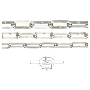 ���{�@�B���쏊 ���̓A���~�`�F�[�� ���n(�A���}�C�g�Ȃ�)�����̂� ���a6mm AL-6 �����i��1m�P���ŏ��i��1�{���̂Ŕ[�i�ł�